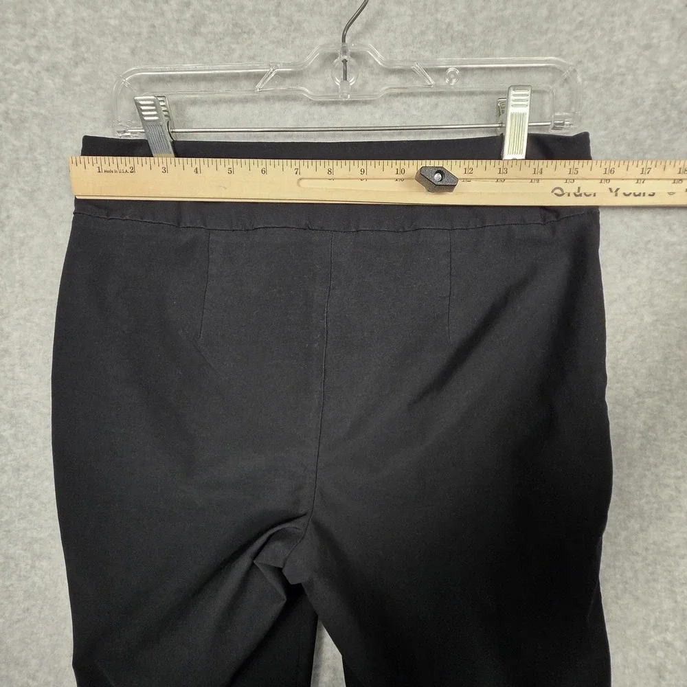 Shape FX Newport News Pants Womens 13 Black Stretch Dress Career Straight Leg - Picture 7 of 13